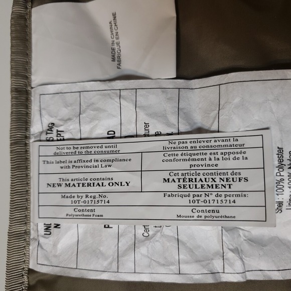 Pottery Barn Kid's Linen Classic Diaper Bag Trendy Linen Gold MSRP $199 - Picture 11 of 16